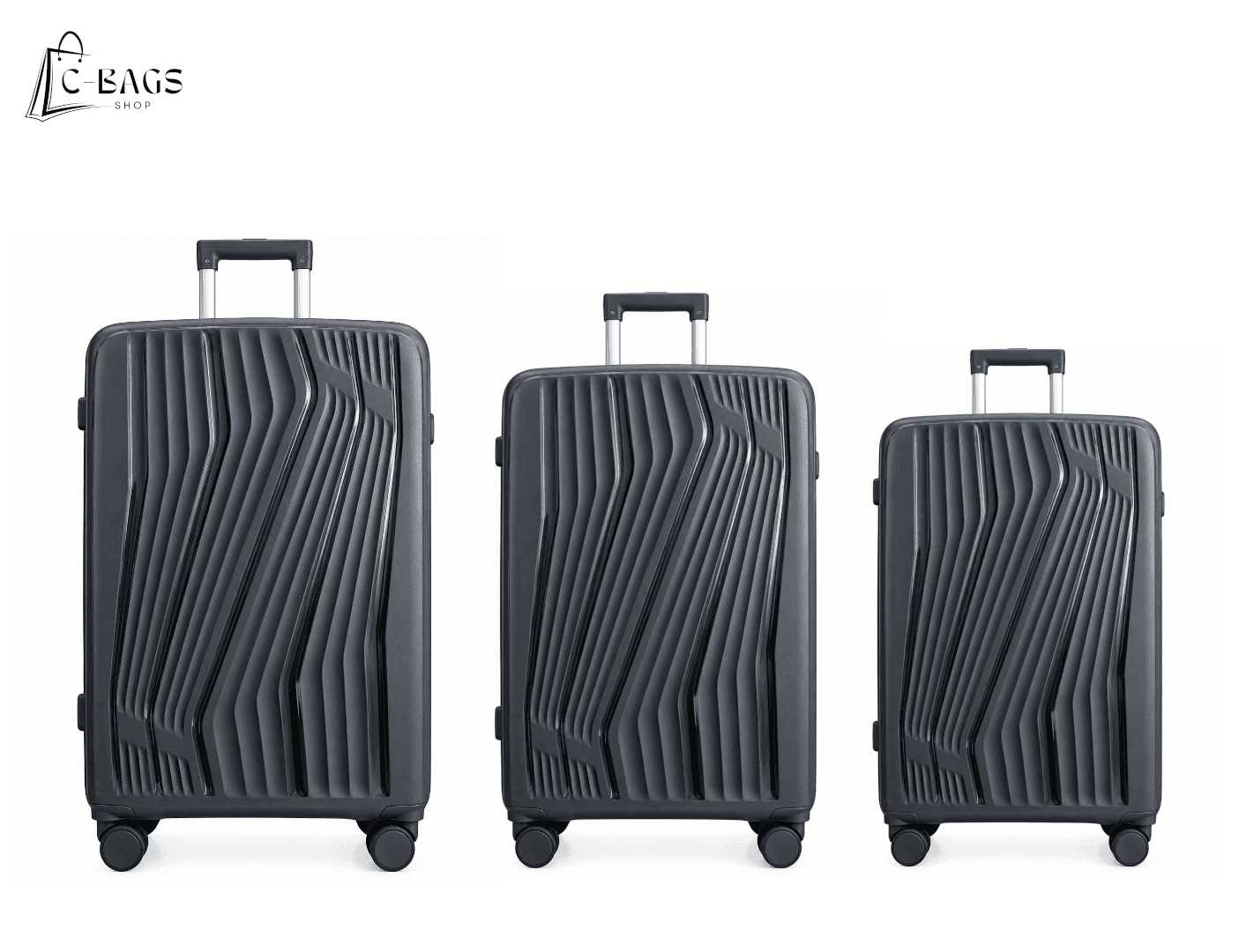 3-Piece Travel Luggage Suitcase Set