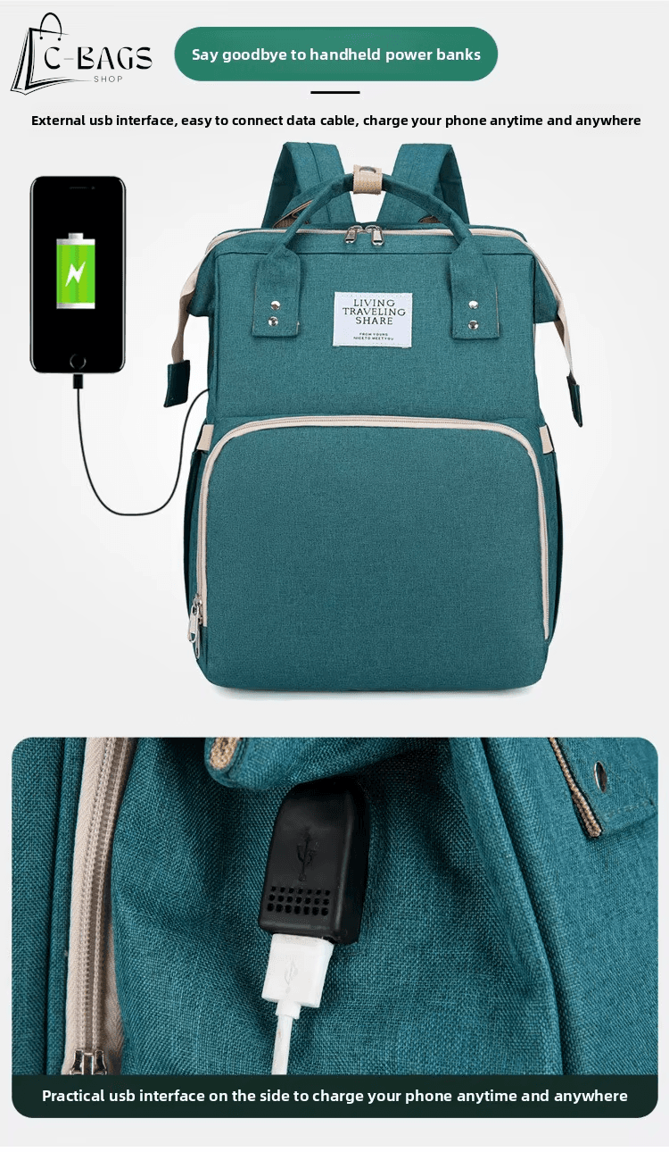 Portable Travel Diaper Backpack 13