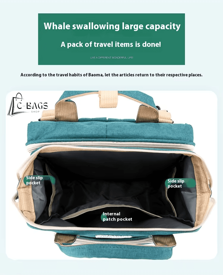 Portable Travel Diaper Backpack 4