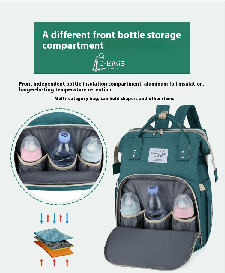 Portable Travel Diaper Backpack 7