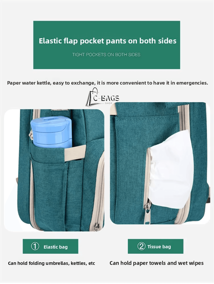 Portable Travel Diaper Backpack 8
