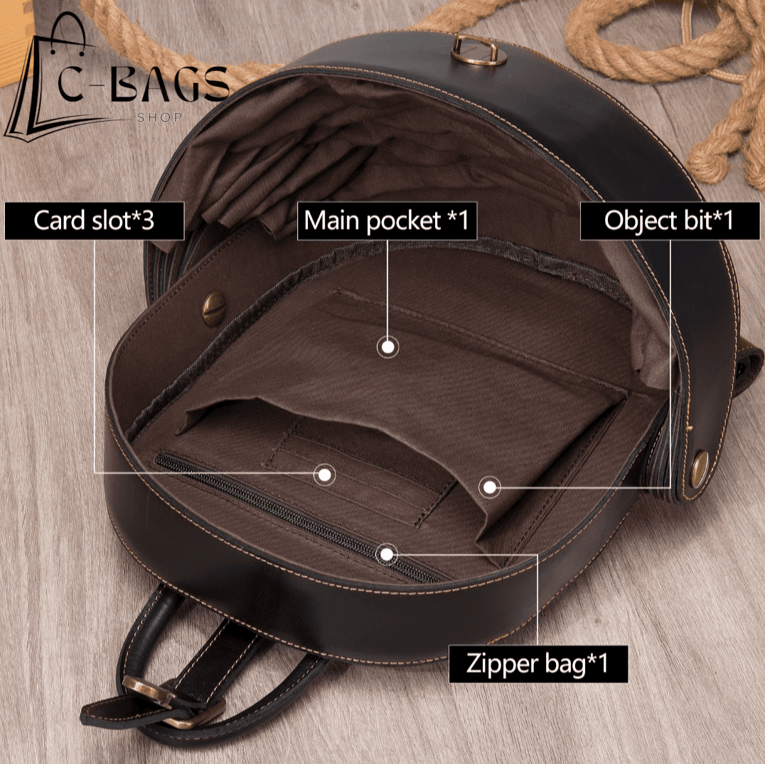 Genuine Leather Backpack 3