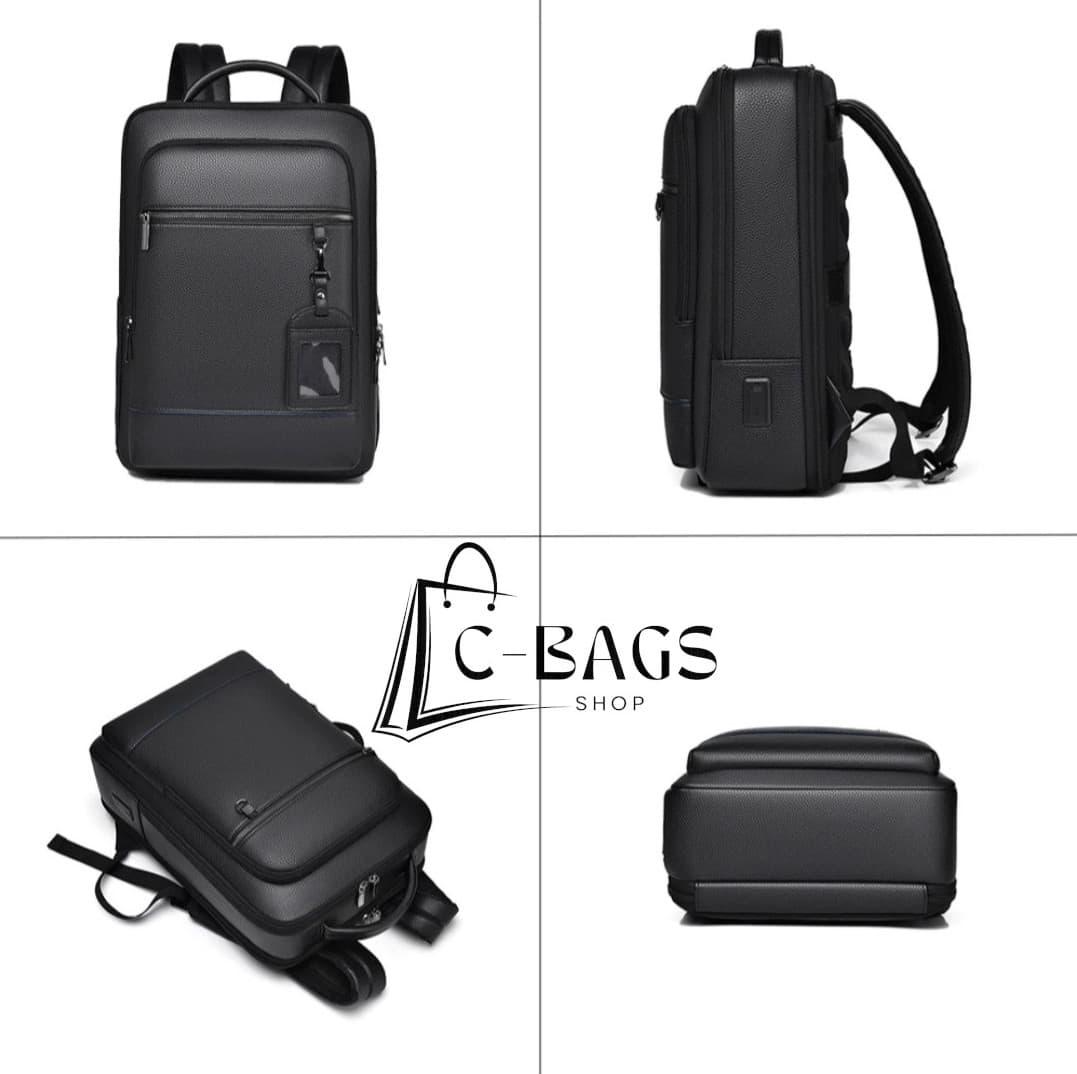 Genuine leather backpack 2